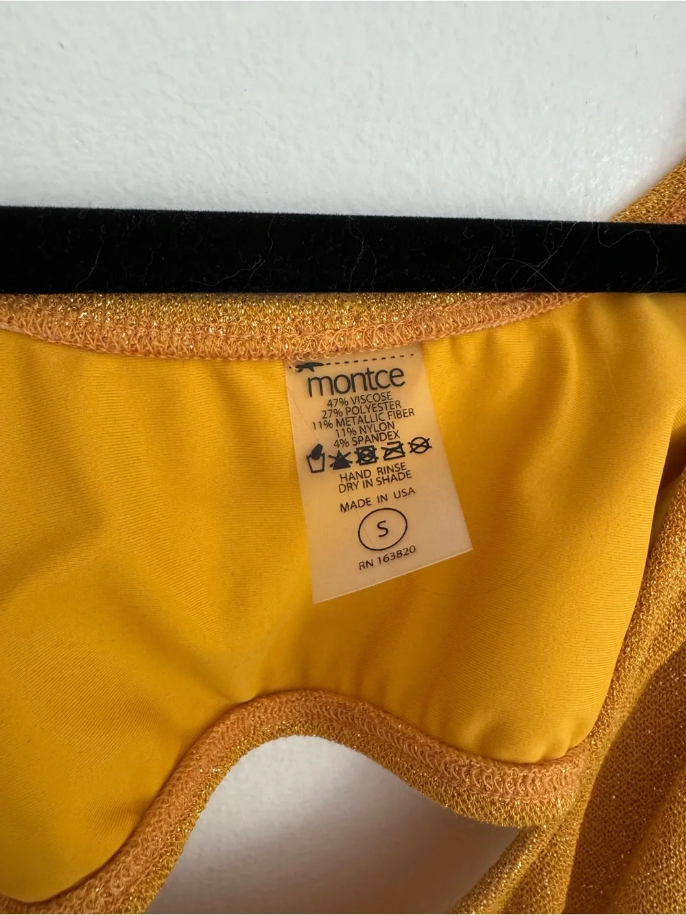 Montce Swim Maxi Dress in Mustard Yellow
